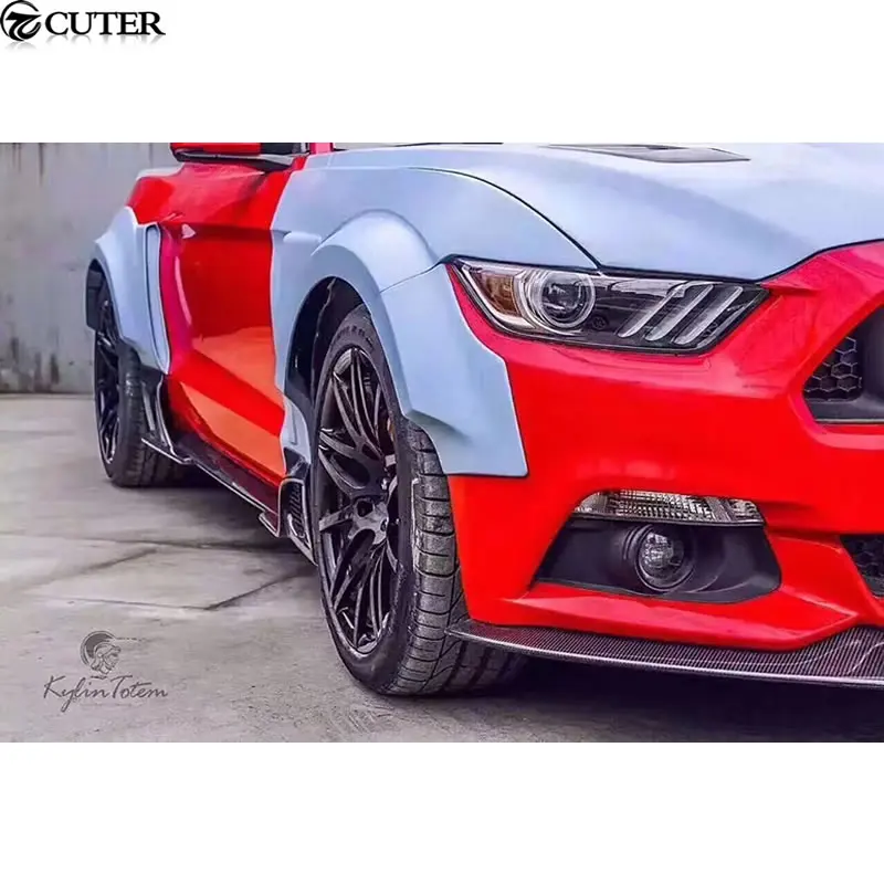 Комплект из углеродного волокна и FRP для кузова автомобиля неокрашенный передний