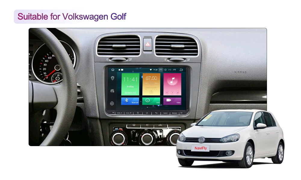 MEKEDE " Android 9,1 Автомобильный gps навигатор для VW GOLF 5, 6 Polo Passat b5, Jetta Tiguan Touran Skoda, seat, canbus, 32 ГБ rom
