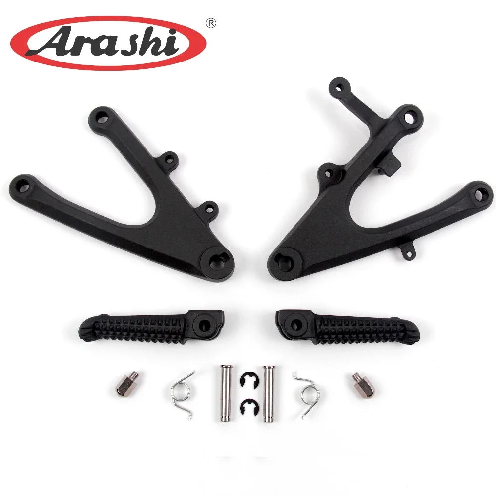 Передняя ножка для мотоцикла ARASHI педали YAMAHA YZF R1 2004 2005 2006 скобы ног черные