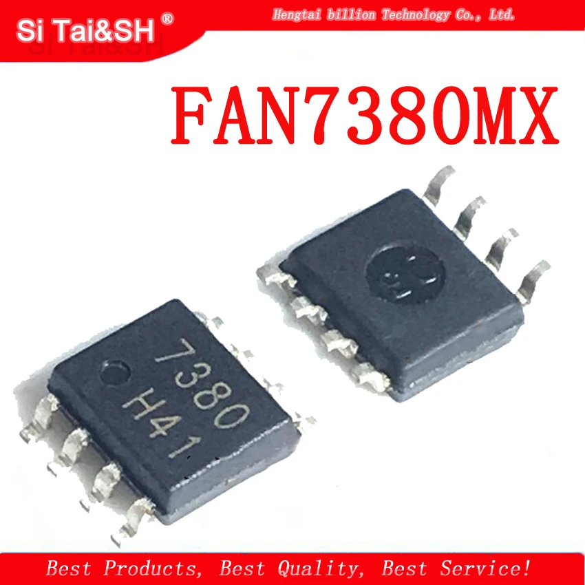 10 шт. FAN7380 FAN7380MX 7380 соп 8 Ридж драйвер ЖК чип питания компоненты| |
