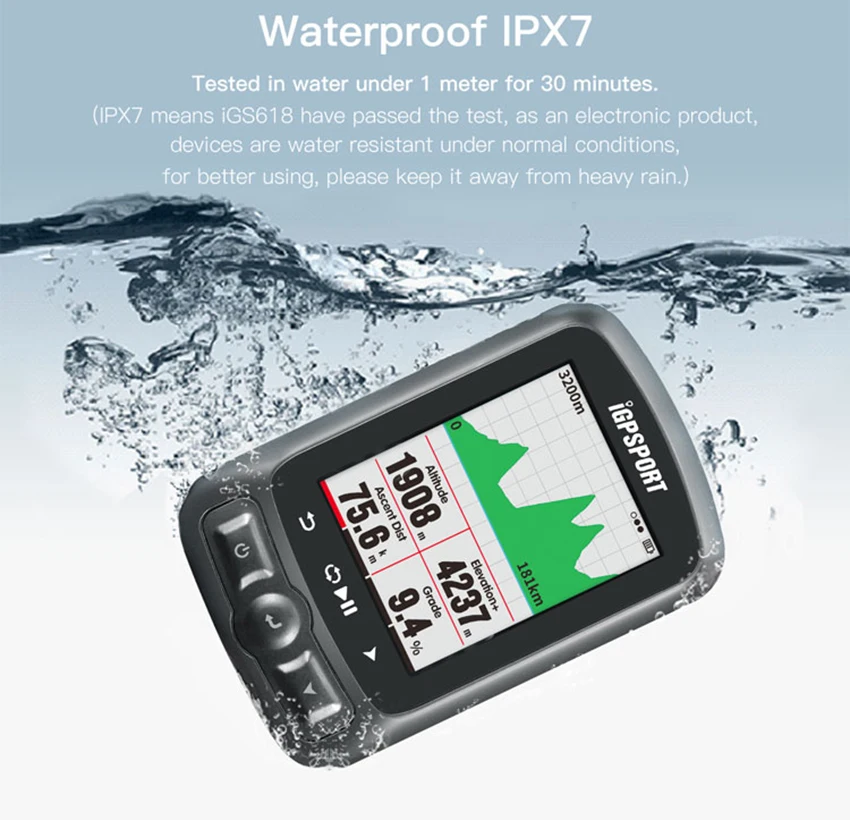 IGPSPORT 11 языков Ant + Bluetooth Аксессуары для велосипеда велосипедный измеритель