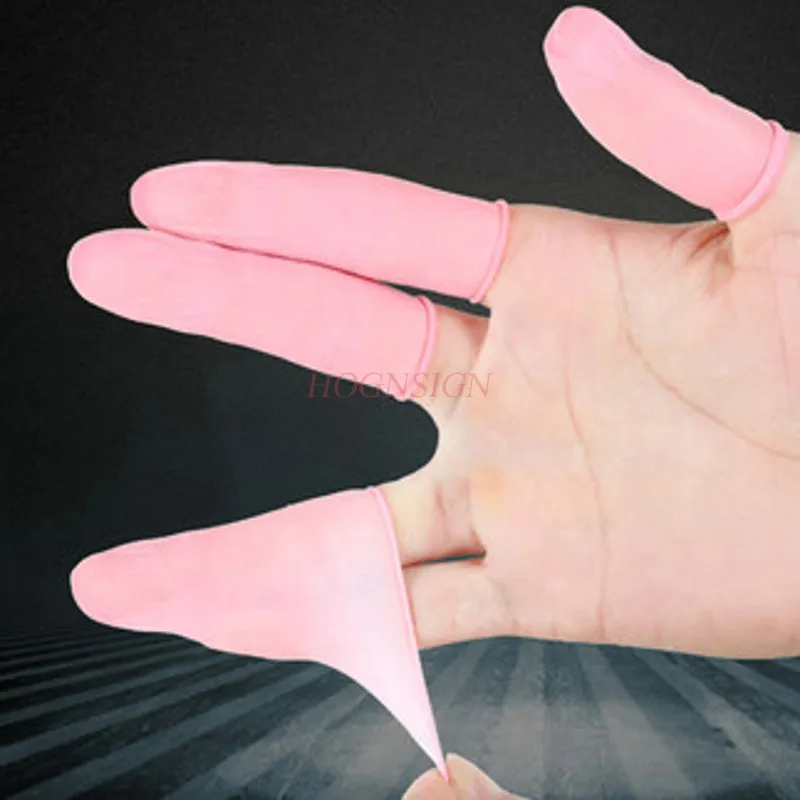 

Rubber Finger Sets Fingertips One-time Non-slip Wear-resistant Labor Insurance Waterproof Flip Page Counting Beauty Sale