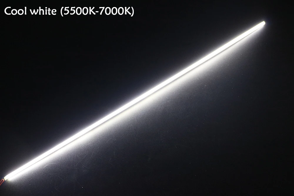 5 шт. DC12V 10 Вт супер тонкий флип cob светодиодные полосы трубки L500xW6mm жесткий бар светильник источник для DIY светильник ing проект 830ma