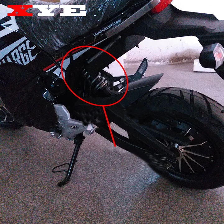 MSX125 амортизатор колеса заднего сиденья 250 мм Мотоцикл Скутер Отрегулируйте Демпфирование амортизатор стойки для Honda M3 задний желтый
