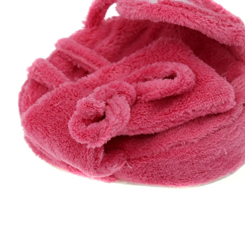 COSW/милые тапочки для похудения обувь из кораллового флиса с полуподошвой