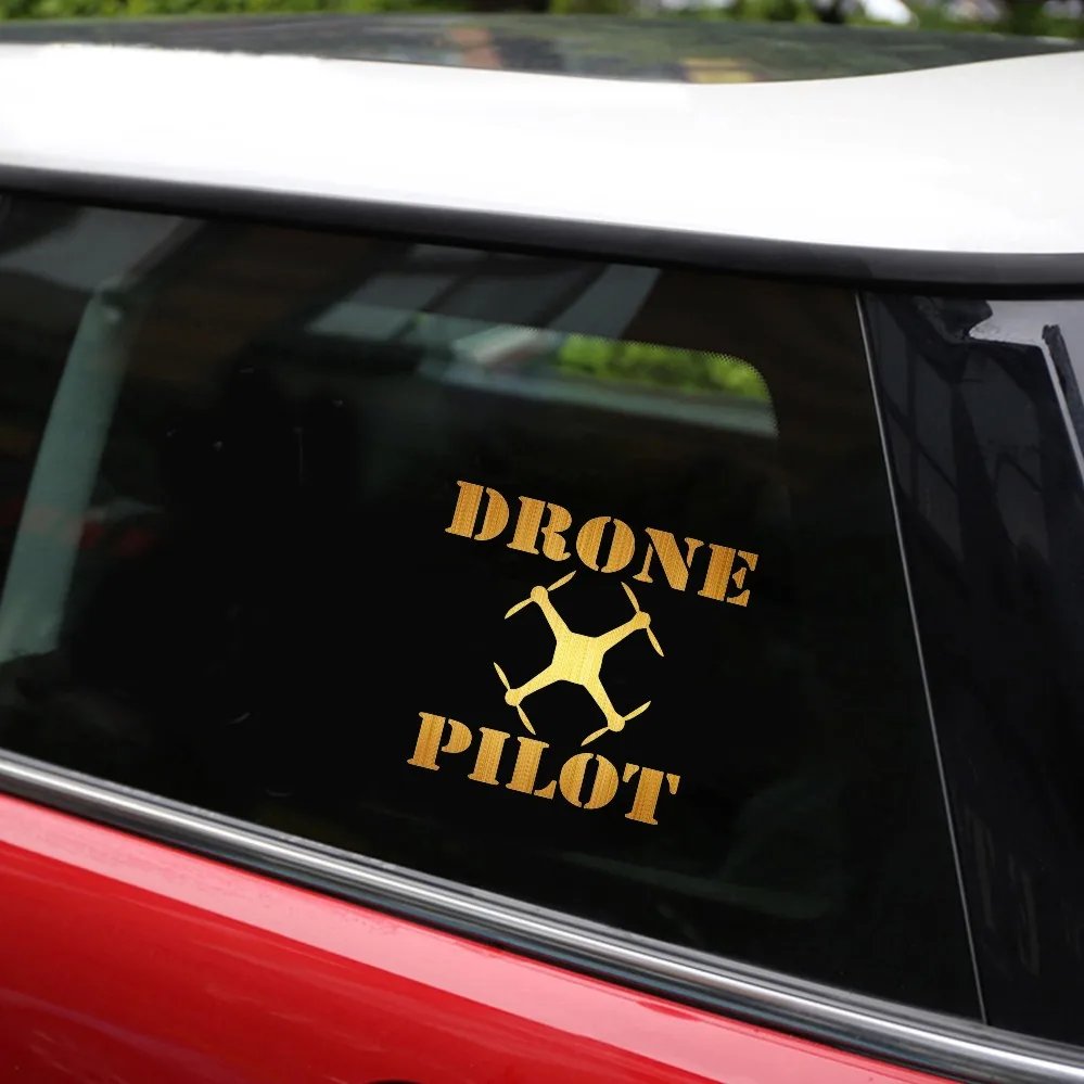 15*13 9 см Новый Стиль Dazzle DRONE пилот Стайлинг автомобиля виниловые наклейки на