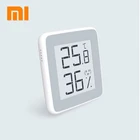 Оригинальный термометр Xiaomi Mijia, датчик температуры и влажности с ЖК-экраном, цифровой измеритель влажности для комплектов умного дома xiaomi Mi