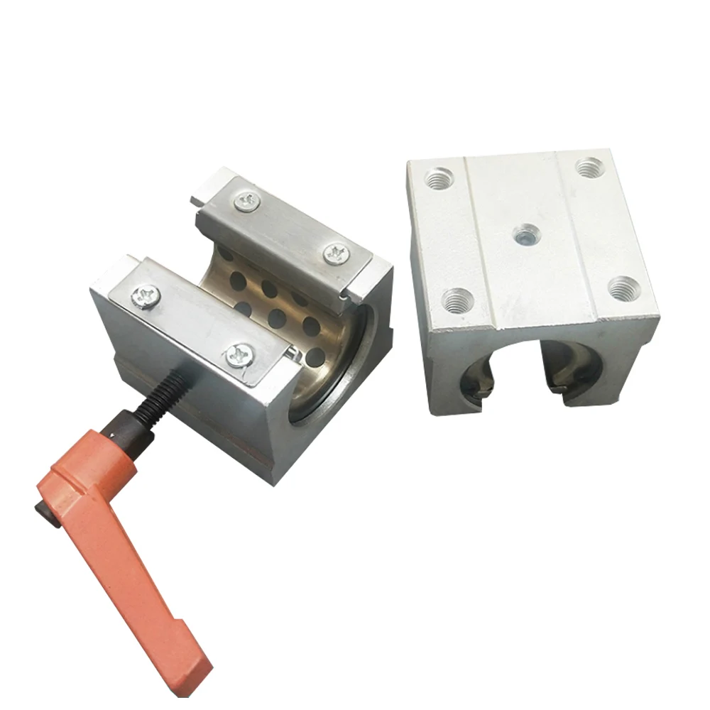 

SBR graphite copper sleeve locking positioning opening slider Self-lubricating Aluminum bracket rail slider SBR12/16/20/25/30