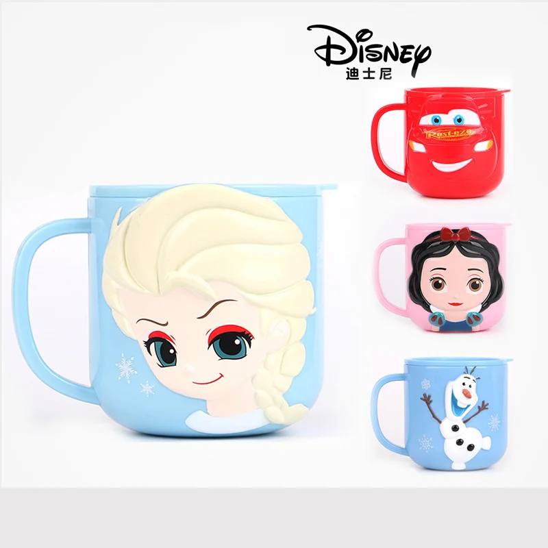 Disney детская Крытая чашка для ребенка молока рта 3D симпатичная ручка питья | Мать и
