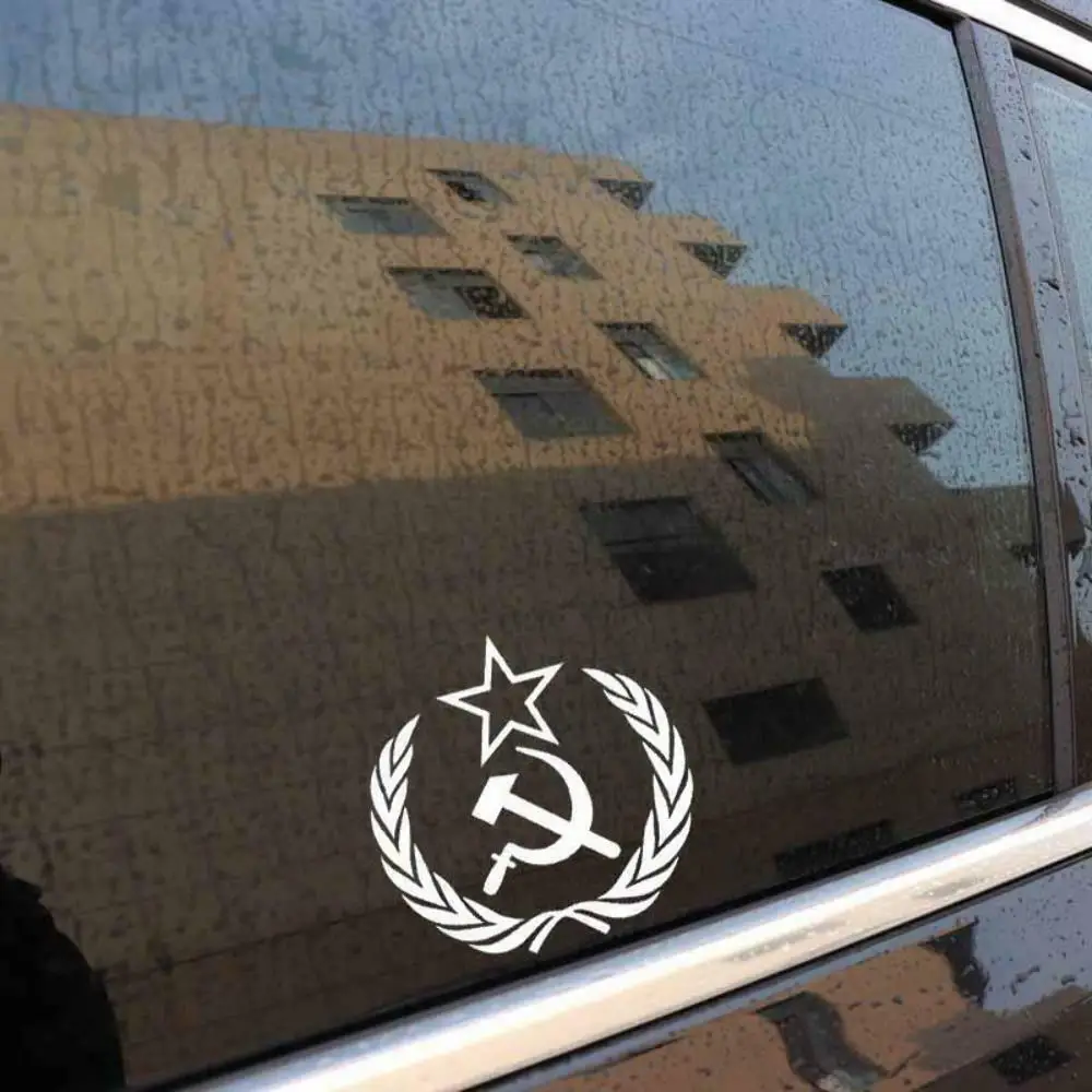 Россия с молотком и серпом автомобильный бампер для окна JDM наклейка модная