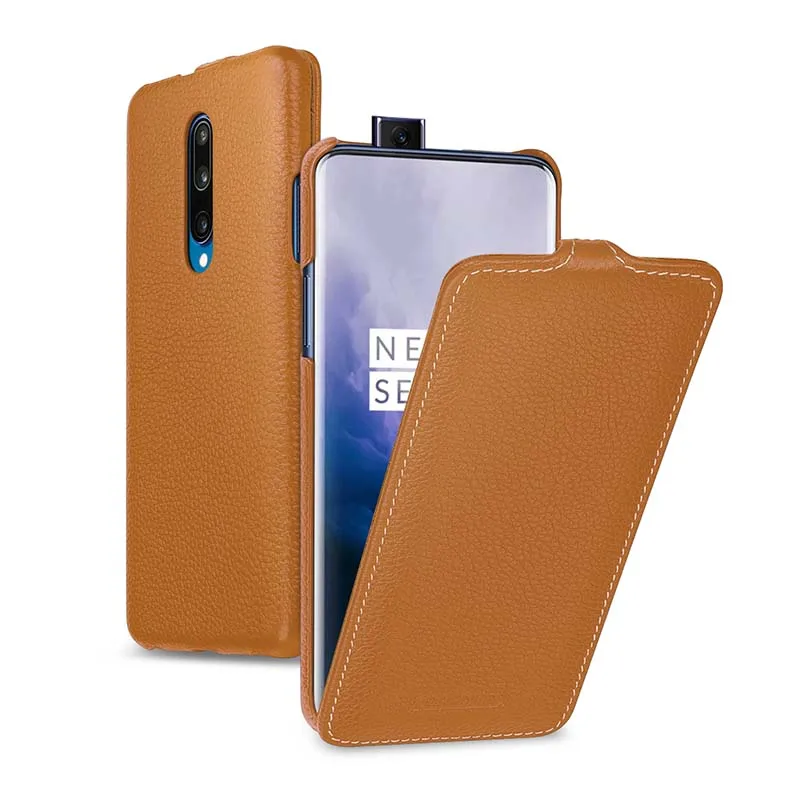 Эксклюзивная распродажа, чехол из натуральной кожи для Oneplus7, бизнес флип-чехол для телефона Oneplus 7Pro, роскошный кожаный чехол для 1+ 7