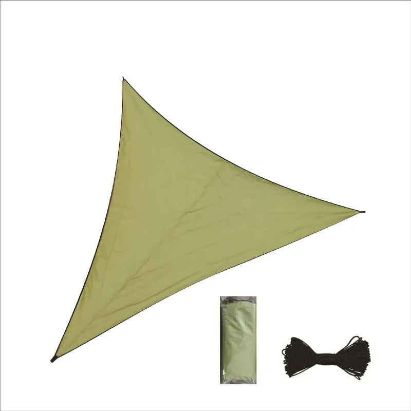 

UV Protection Triangle Canopy Tent Sunshade Shed Waterproof High Poncho Outdoor Furniture Blue Green Awning