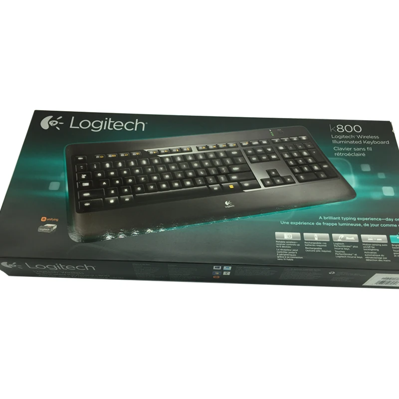 Беспроводная клавиатура Logitech k800 bluetooth новое поступление| |