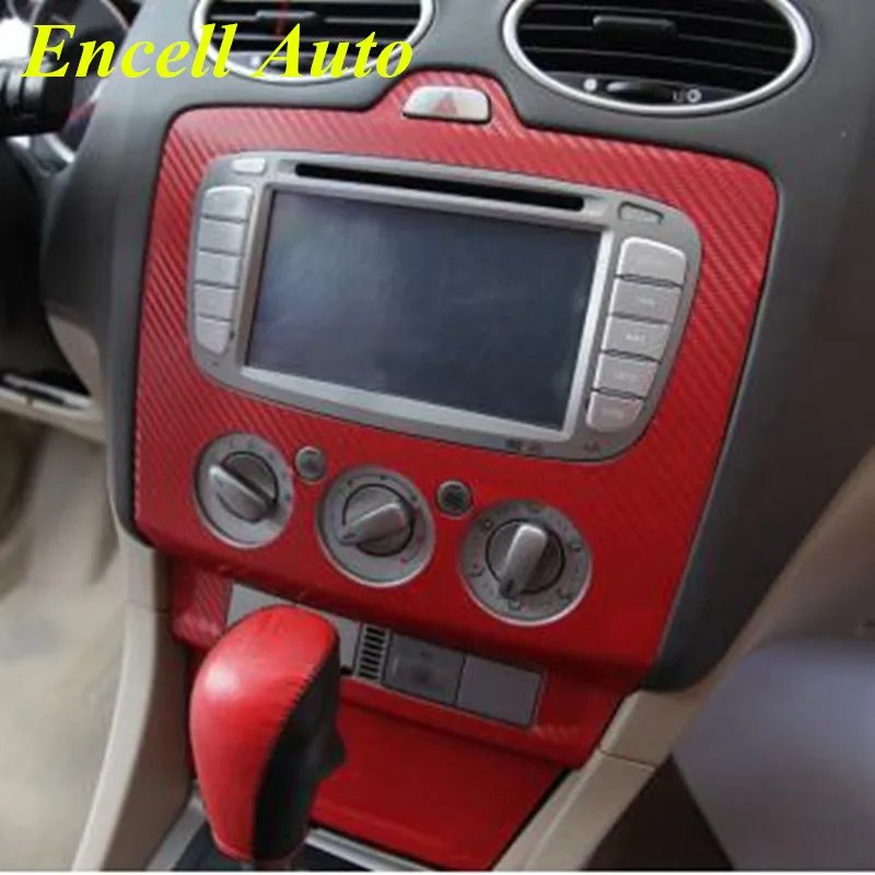 Автомобильные Чехлы 3D защитный чехол из углеродного волокна для консоли Ford Focus 2