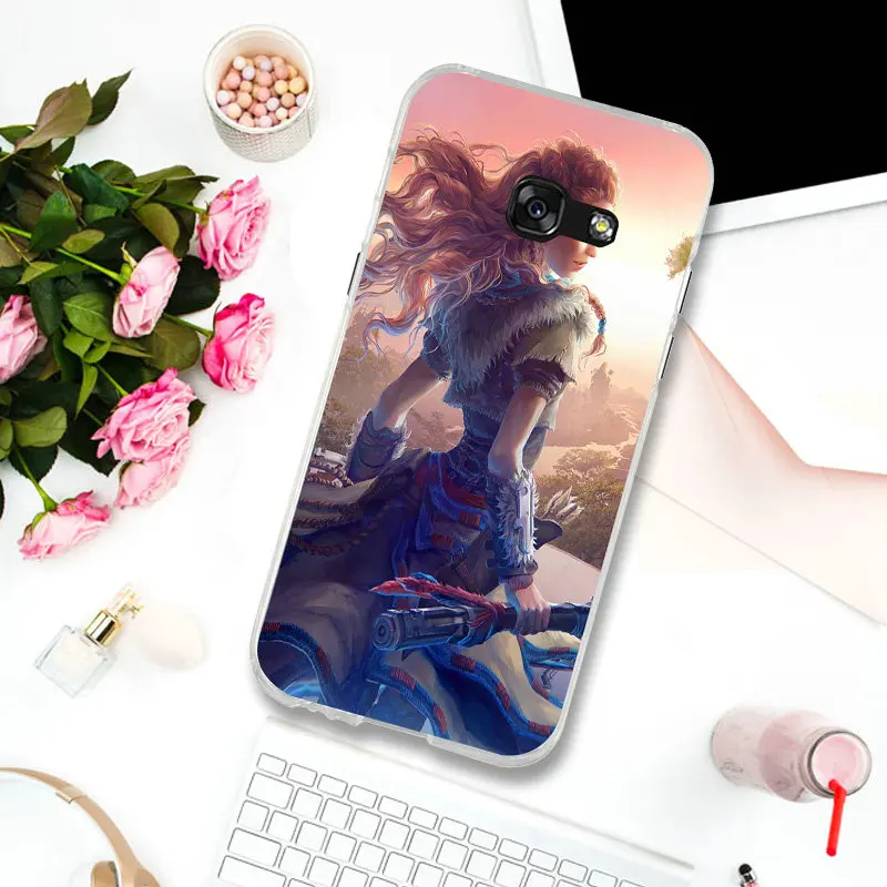 Picture 5 Aloy Horizon Zero Dawn Мягкий ТПУ прозрачный мобильный телефон чехлы для Samsung Galaxy A3 A5 A7 J3 J4 J5 J6 J7 J8 - Цвет: Picture 5