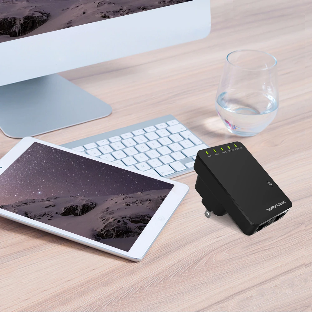 Wavlink 300 Мбит/с мини портативный N300 WiFi маршрутизатор/точка доступа беспроводной
