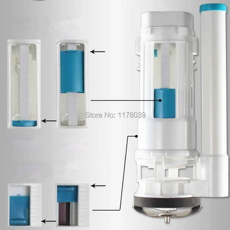 19 см цельные сливные клапаны для туалета подходят резервуара воды высотой 23