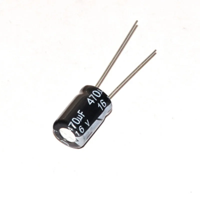 

100pcs 16V 470UF 8*12mm 470UF 16V 8*12 Electrolytic capacitor