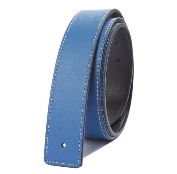 2PCS Fashion Genuine Leather Belt Slide Strap Without Buckle( 4 colours)
