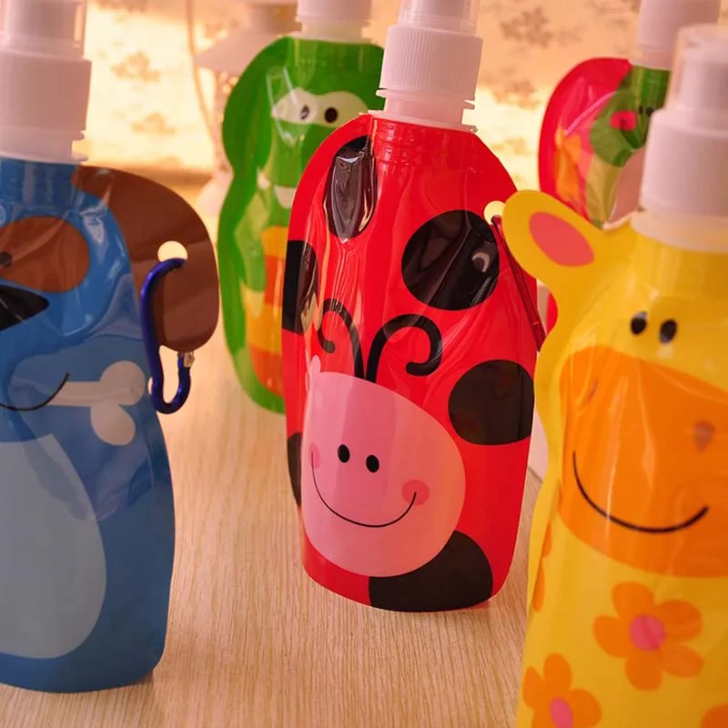 10 шт. на открытом воздухе бутылка для воды сумки складной Портативный питьевой