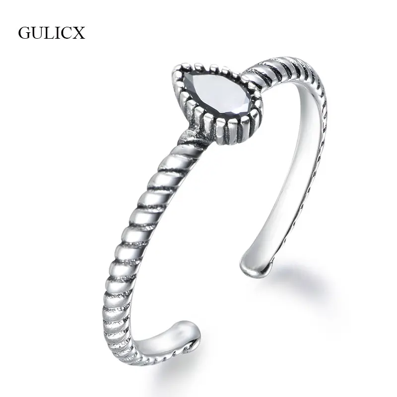 Женские кольца для помолвки GULICX открытые из стерлингового серебра 925 пробы с
