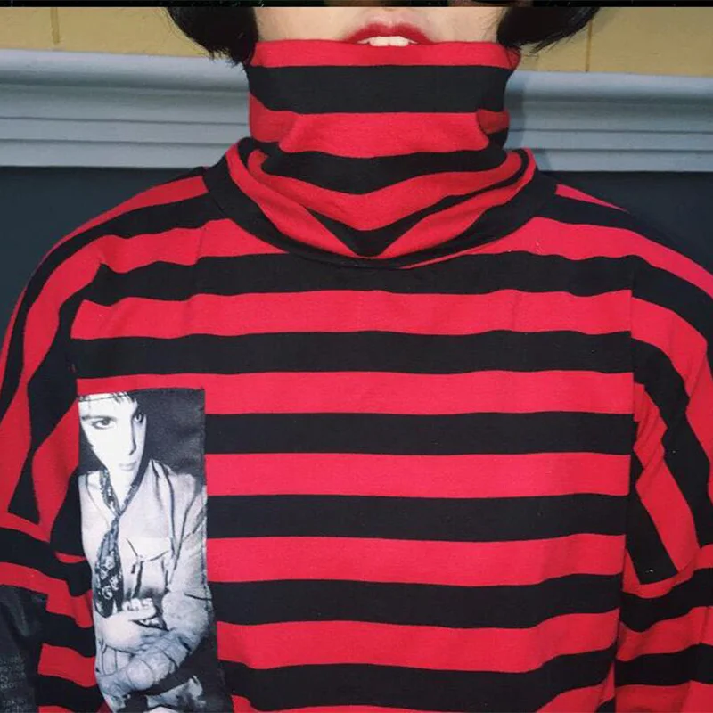 Kpop Женский пуловер с длинным рукавом BIGBANG GD Dragon Красная толстовка унисекс