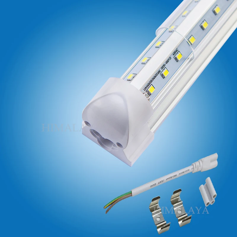 Toika 30 шт./лот 4ft 1 2 m 40w led T8 встроенная светодиодная трубка v образная лампа