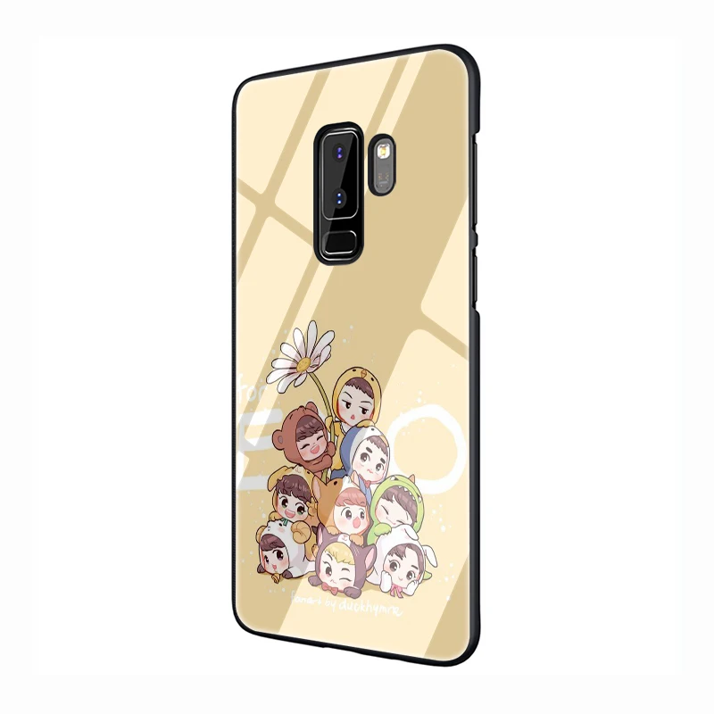 G9 Экзо Lucky один чехол из закаленного стекла для телефона для samsung S7 край S8 S9 S10 Note 8, 9, 10, плюс A10 20 30 40 50 60 70 - Цвет: G9