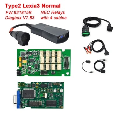 Lexia 3 pp2000 Full Chip Lexia3 V48/V25 Newest Diagbox V7.83 PP2000 Lexia-3 Firmware 921815C PSA COM for Peugeot Diagnostic Tool - Цвет: normal version