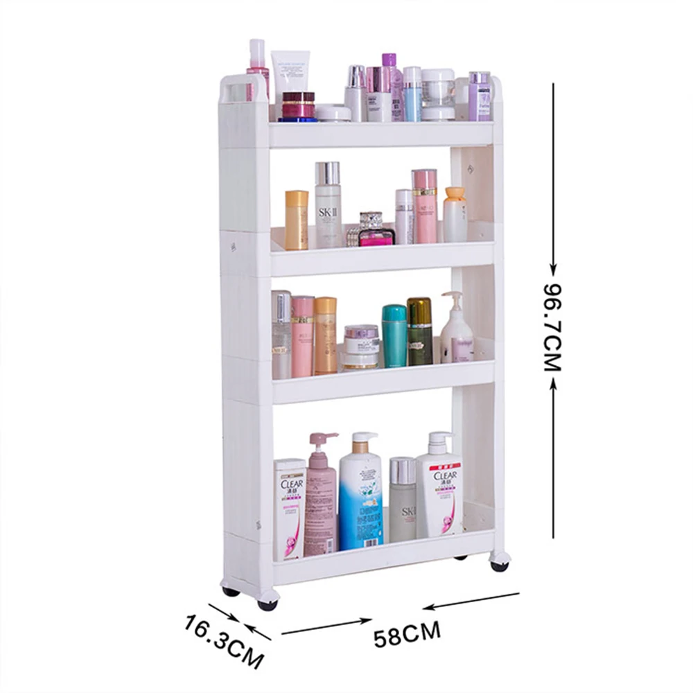 Четырехслойная домашняя Организация Косметика туалетные принадлежности