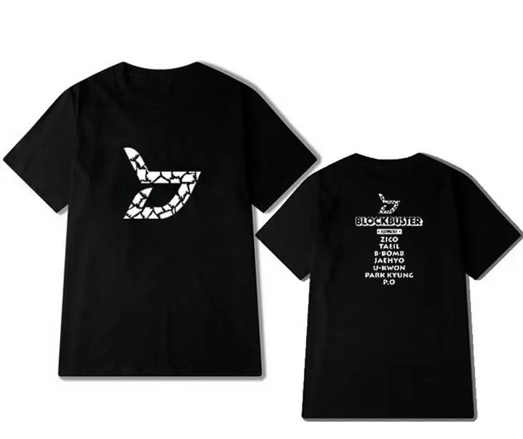 Футболка с круглым вырезом Kpop летняя свободная футболка унисекс короткими