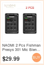 Акустическая гитара NAOMI Piezo для Fishman акустическая матрица натуральный узкий Fishman эквалайзер предусилитель пьезо аксессуары для гитары