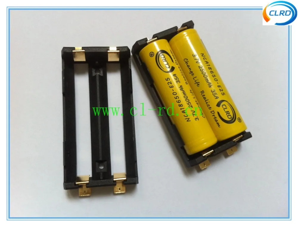 

Brand new 500 pcs/lot BLM 2x18650 battery holder 1048 Dual Parallel 18650 Battery Sled Ideal for Box Mods