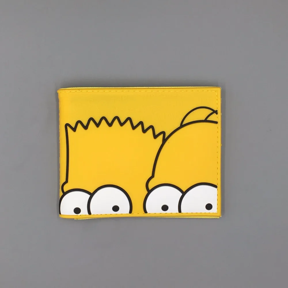 2017 Simpsons Family Мужчины Женщины Бумажник Для Подросток Молодых Кошелек Портмоне лето
