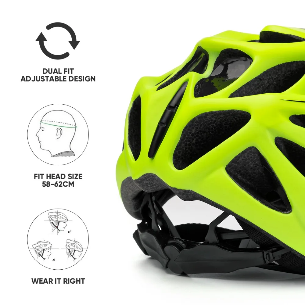 Велосипедный шлем KINGBIKE Сверхлегкий светоотражающий из пенополистирола для