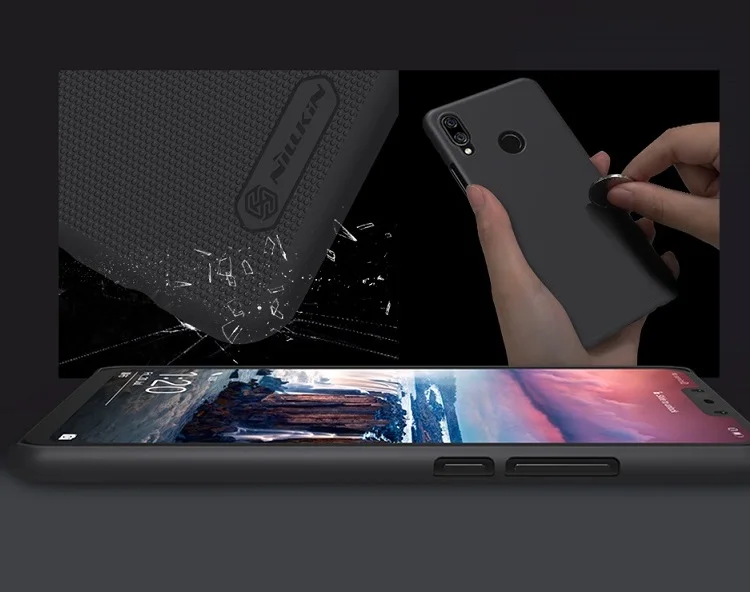 Для huawei nova 3i чехол-накладка на заднюю панель 6,3 ''NILLKIN матовая жесткая задняя крышка из поликарбоната Подарочный держатель для телефона для huawei P smart Plus чехол