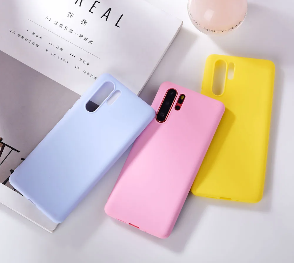 Цветной корпус для Huawei Honor 8S 8 8C 8A 7X9 9i 10i 20i 10 Lite 7C 7A Pro 6A 6C чехол карамельный Мягкий