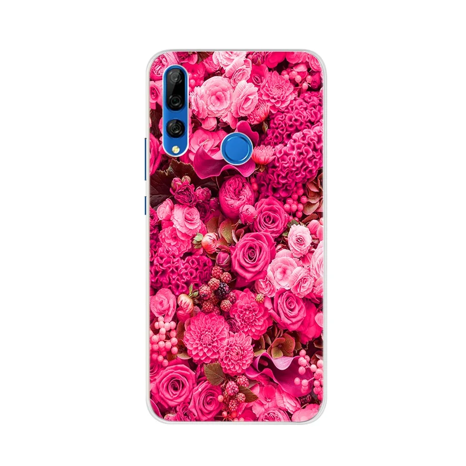 Чехол для huawei y9 2019 prime мягкий силиконовый чехол из ТПУ с красочными цветами Y9 |