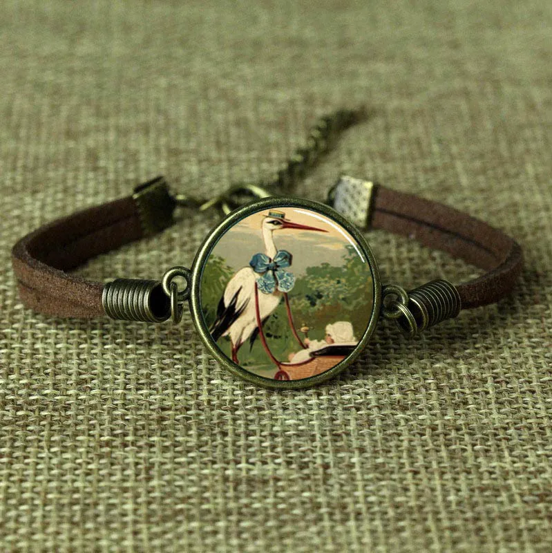 Ювелирные изделия ручной работы Посеребренная цепочка 25 мм стеклянный кулон в