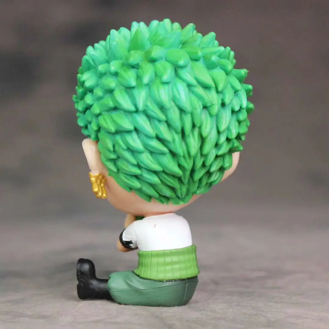 Аниме One Piece Cute Kawaii Zoro с бутылкой Тони Чоппер фигурки коллекционные модели