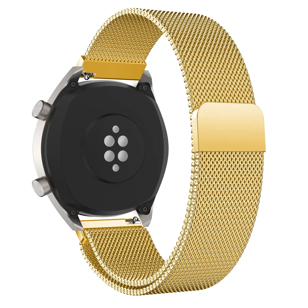 Высококачественный 22 мм ремешок для samsung Galaxy Watch Active 46 мм gear S3 Sport Milanese браслет на петле для huawei watch GT ремешок