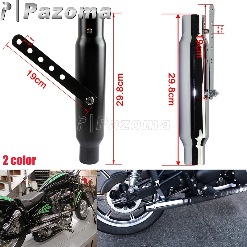 Uinversal мотоцикл 12 &quotглушитель на выхлопную трубу для Harley измельчитель скремблер