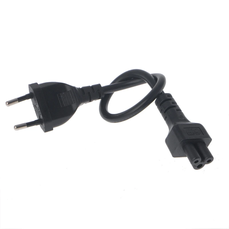 Кабель адаптер питания EU 2 Pin Male к IEC 320 C5 Micky для ноутбука 30 см L15 power adapter cord iec c5eu