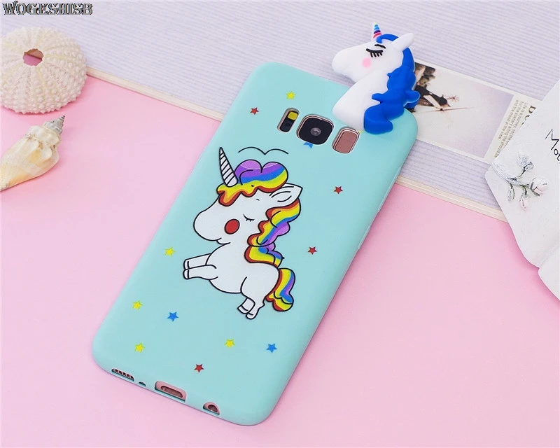 Милый 3D с мультипликационной куклой и ТПУ чехол для телефона Samsung Galaxy S8/S8 плюс