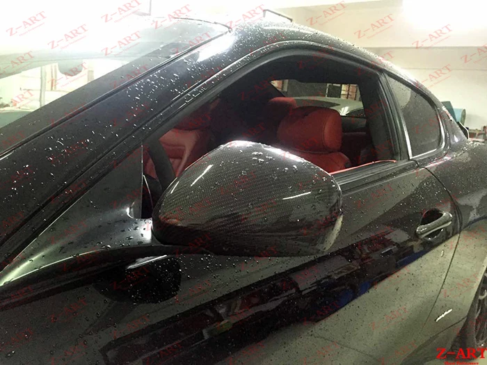 Z-ART крышка зеркала из углеродного волокна для Maserati GT GC крышка зеркала из углеродного волокна отделка для Maserati Gran Turismo 2008