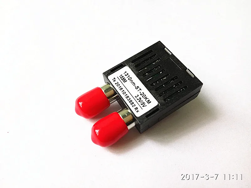 Factory direct 155Mb/s 1*9 Single-Mode Transceiver 1X9 Pin Package Duplex ST +3.3/5V 1310nm FP SM 20KM Optical fiber module | Мобильные