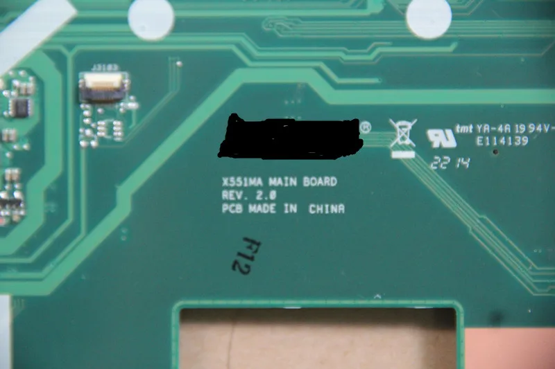 Оригинальная материнская плата для ноутбука ASUS X551MA с процессором N2930 полная