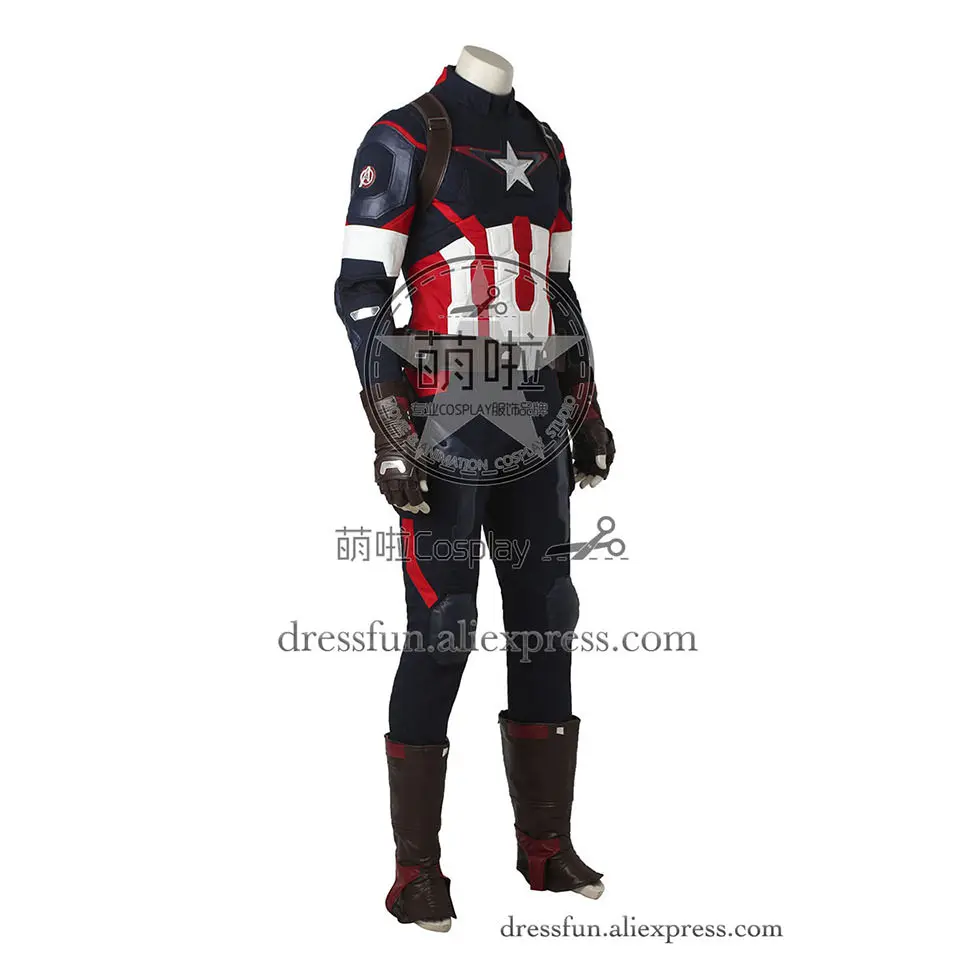 Костюм для косплея Капитана Америки Стива Роджерса из фильма мстители куртка