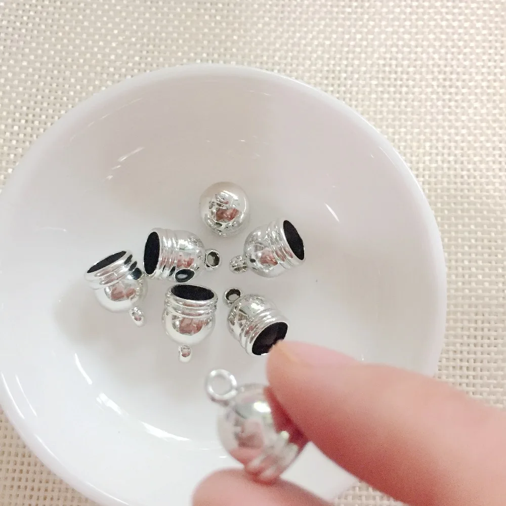 Концевая крышка с кисточкой и УФ покрытием для бижутерии 30 шт.|Ювелирная