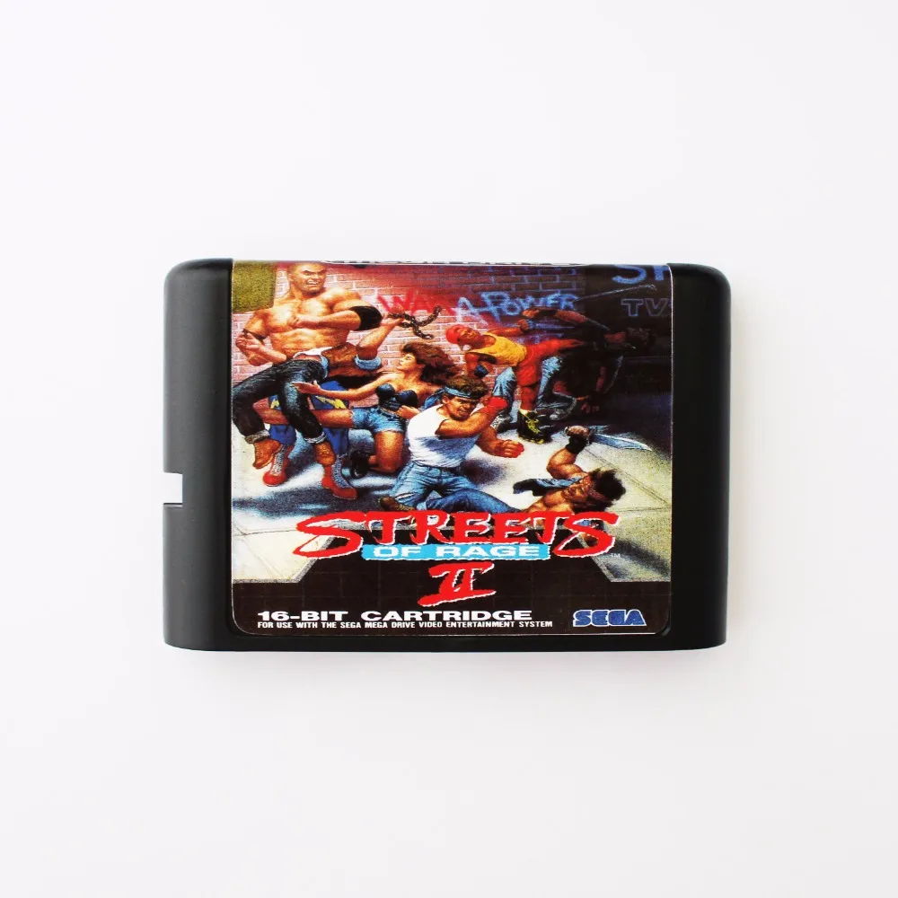Улицы ярости 2 16 бит SEGA MD карточная игра для Sega игры Mega Drive Genesis|streets of rage 2|streets ragemd game